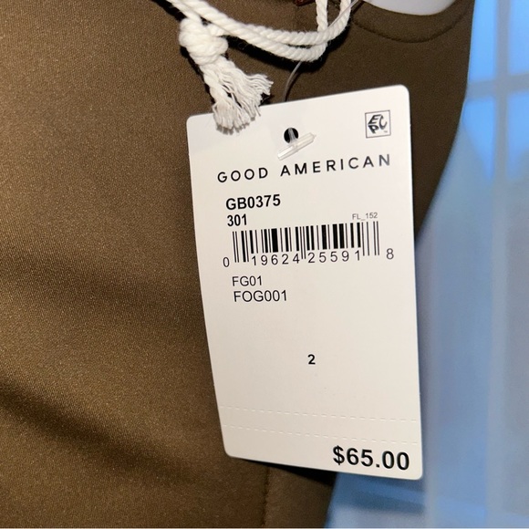 Good American Scuba Modern Tank Brown Bodysuit Size 2/Medium - Picture 9 of 10